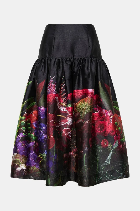 flower whisper tiered skirt