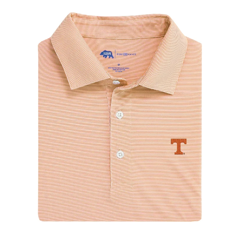 University of Tennessee Hairline Stripe Performance Polo