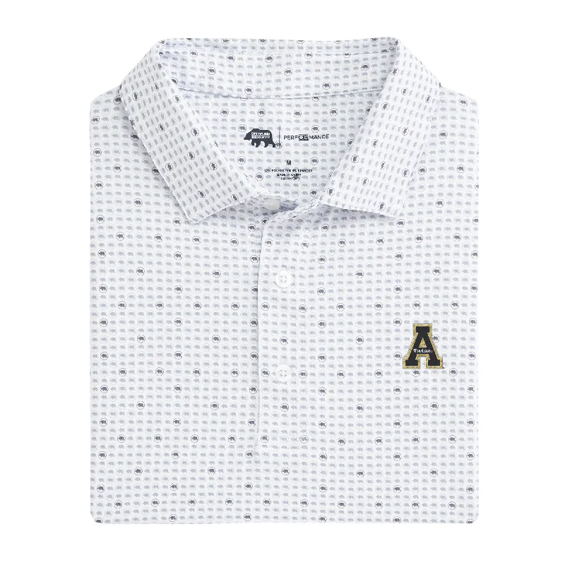 App State Tour Logo Printed Performance Polo