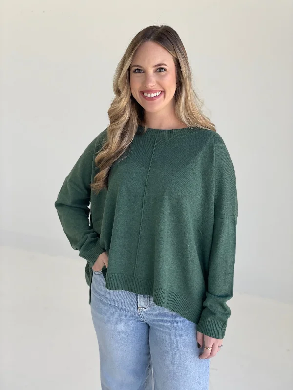 Cooling Down Lightweight Sweater - Green