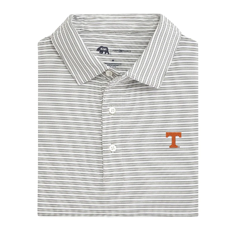 University of Tennessee Mulligan Stripe Performance Polo