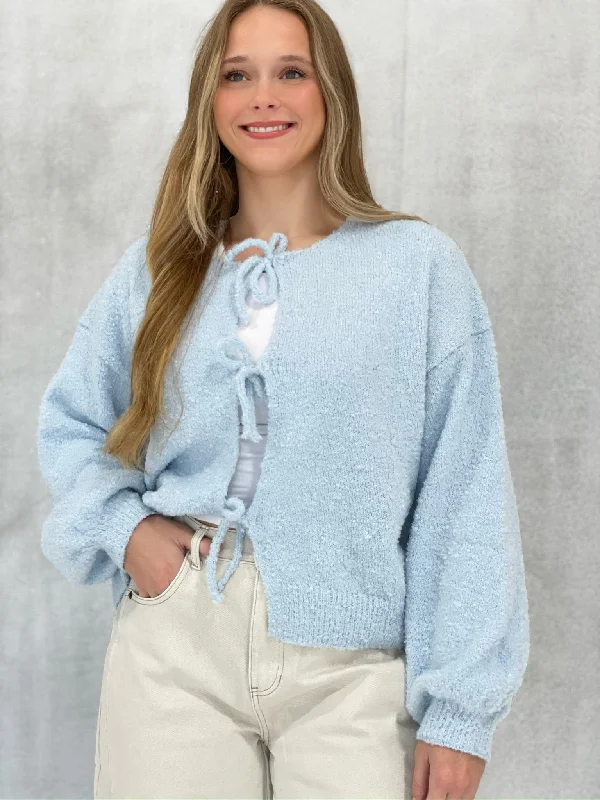 Chalmain Sweater Top - Lt Blue