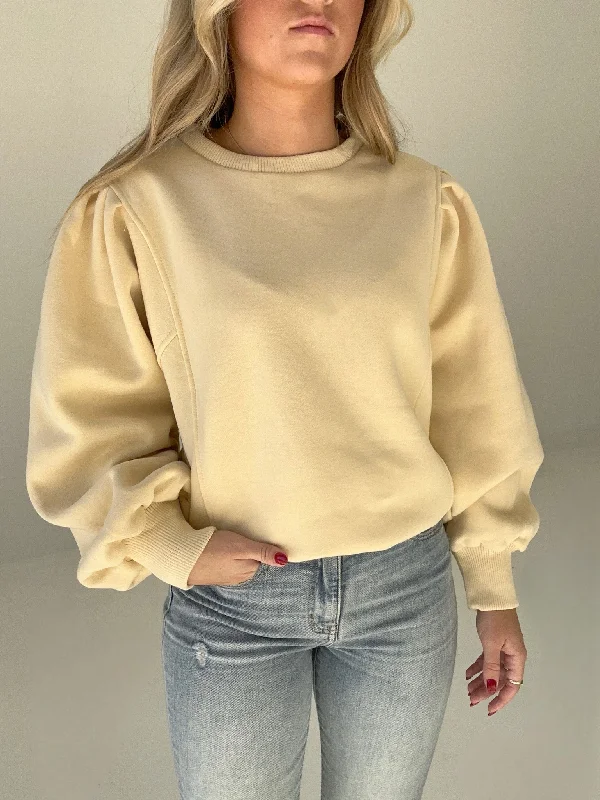 Nina Fancy Pullover - Cream