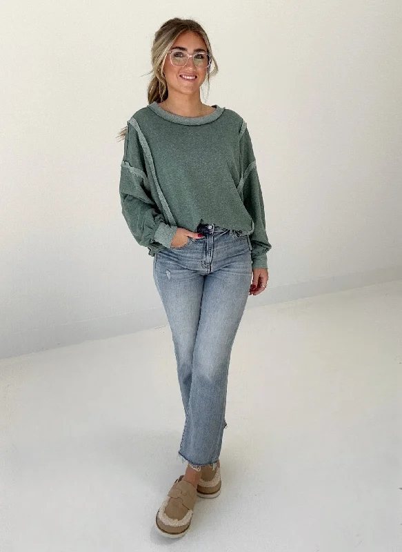 Foggy Bottom Pullover - Green