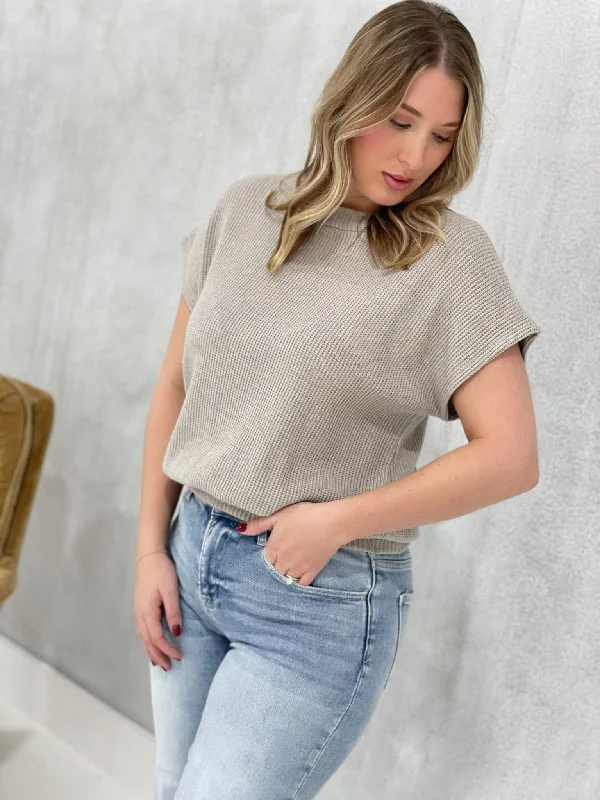 The Best Of Short Sleeve Sweaters - H Mocha