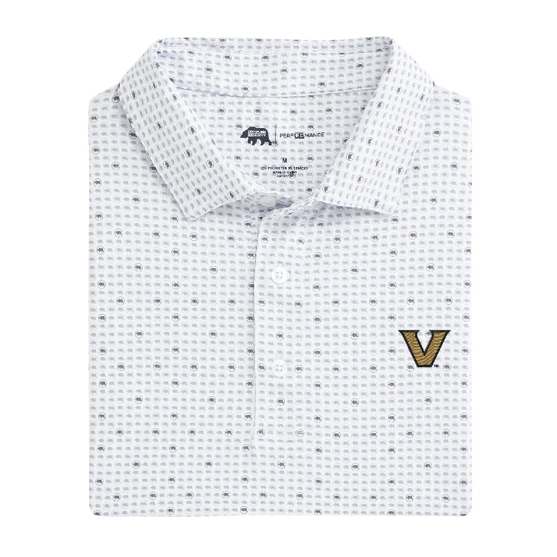 Vanderbilt Tour Logo Printed Performance Polo