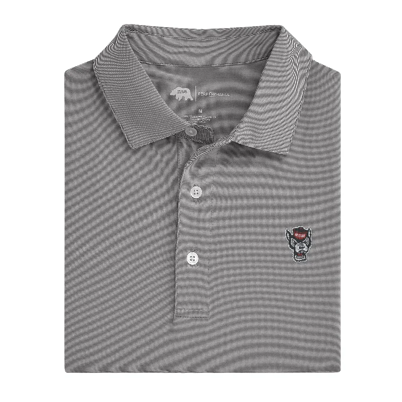 Tuffy Head Hairline Stripe Performance Polo