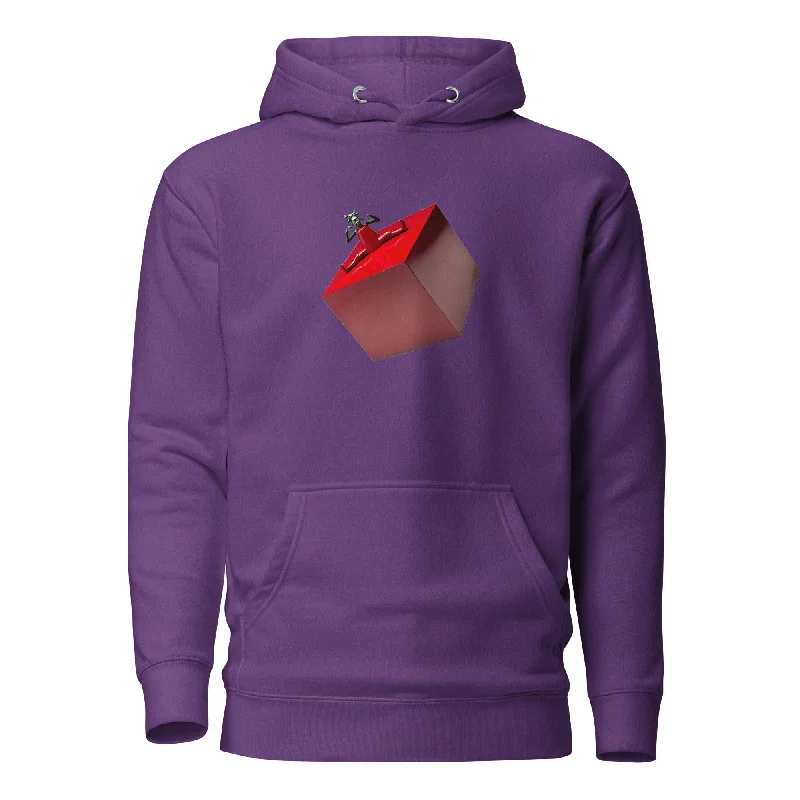 Woman on the Box  Woman Hoodie