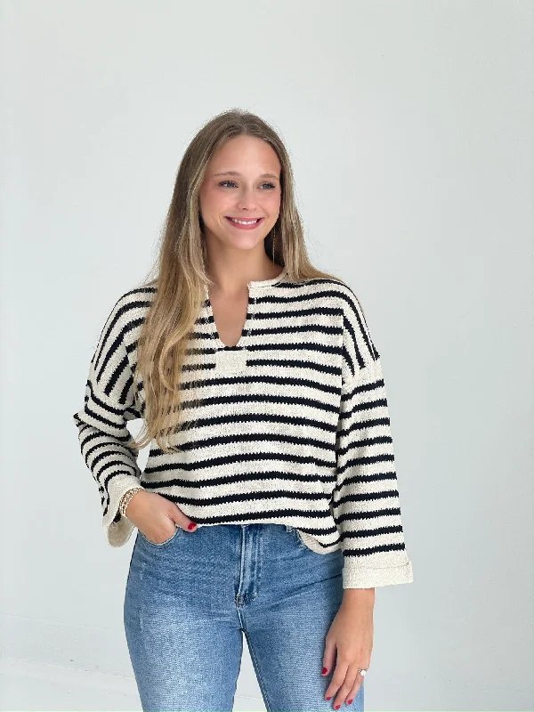 Keyes Stripe Sweater