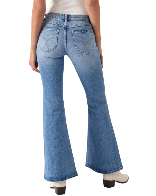 Size 27 | Rolla's Light Wash Blue Sailor Low Flare Jeans