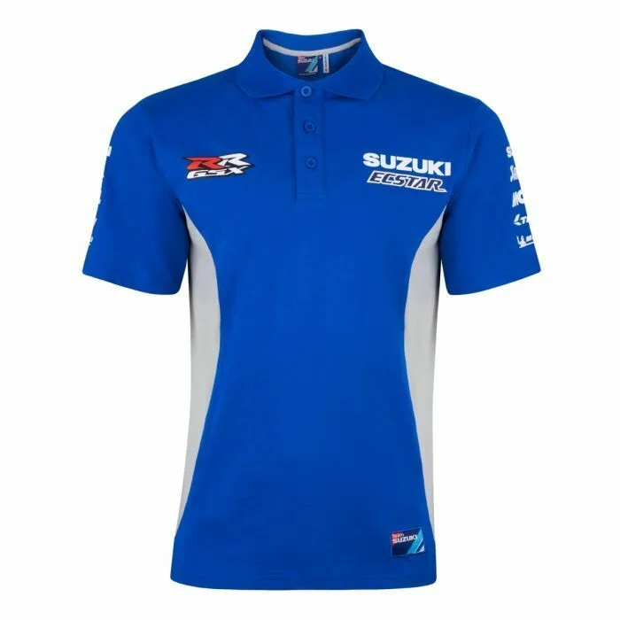 Official Ecstar Suzuki MotoGP Team Sports Polo Shirt - 20Smgp-Ap