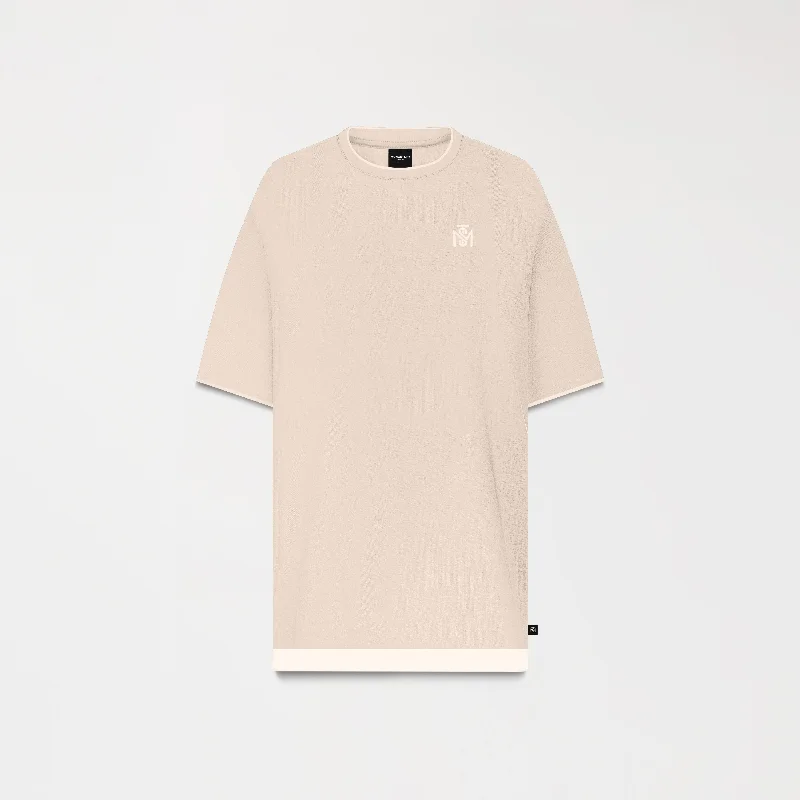 DAFFIELD T-SHIRT OVERSIZED MEN IRISH CREAM