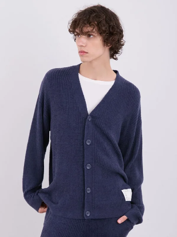 MEN's Hot Smoothie Ribbed Cardigan