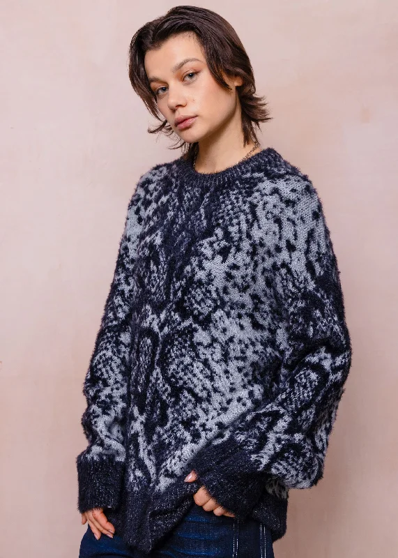 Vile Snake Print Knit Jumper