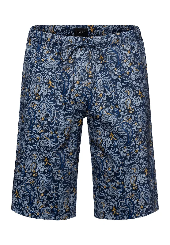 Night And Day Cotton Drawstring Shorts | Aquarelle Paisley 75513-2884