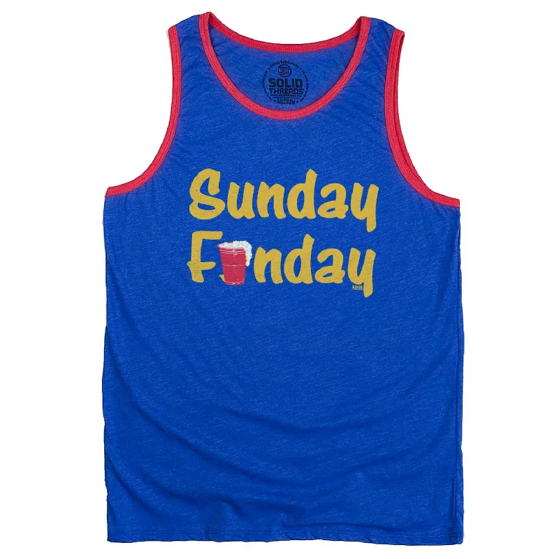 Sunday Funday Ringer Tank Top