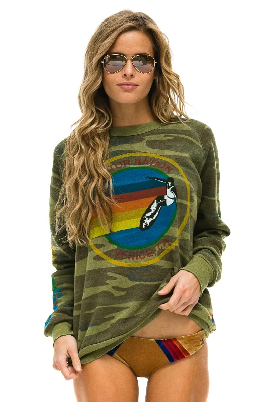 AVIATOR NATION LAS VEGAS  SWEATSHIRT - CAMO