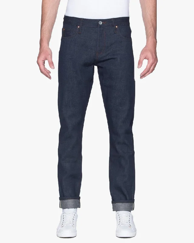 Unbranded UB421 Tight Fit Mens Jeans - 21oz Indigo Selvedge