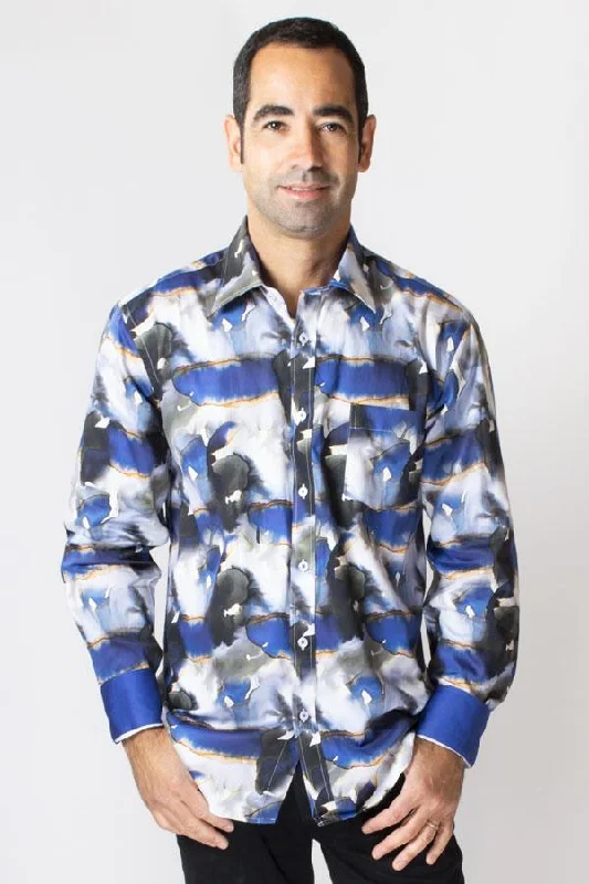 Stephano Shirt, Evening Blues - Final Sale