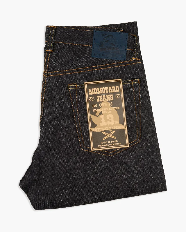 Momotaro 0605-13 Natural Tapered Mens Jeans - 13oz Zimbabwe Cotton Selvedge Denim