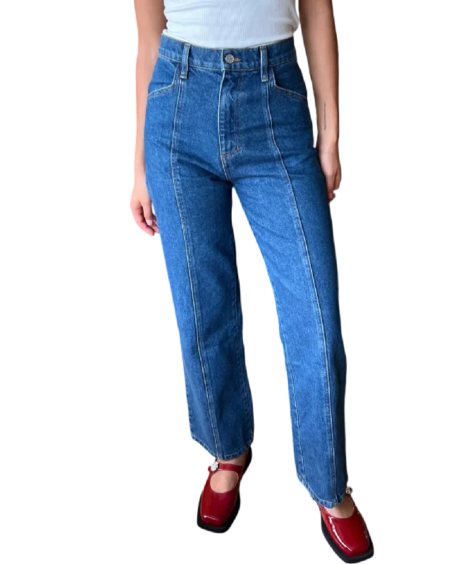 Size 4 (S) | Lisa Says Gah Mid Wash Blue Reese Jeans