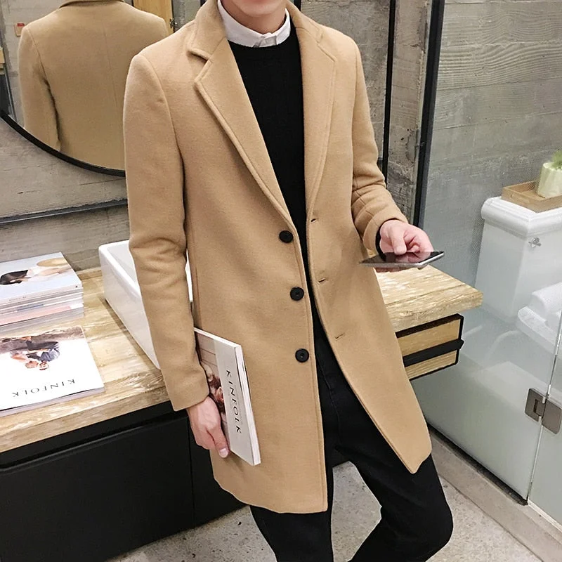 Good Quality Men Coat Winter Jackets Men Outwear Long Jackets New Fashion Male Casual Trench Large S Down Jackets