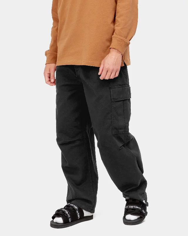 Carhartt WIP Cole Cargo Pant - Black Garment Dyed