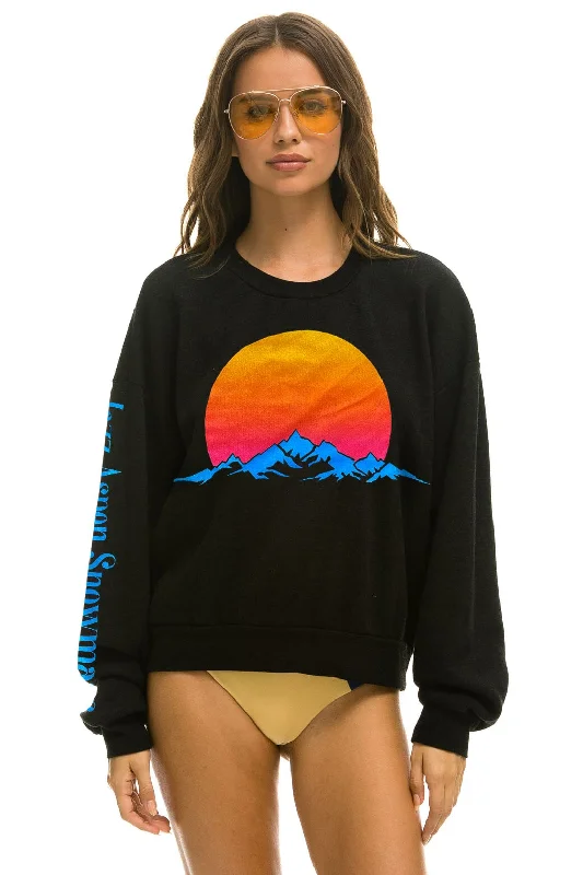 JAZZ ASPEN SNOWMASS 2023 RELAXED SWEATSHIRT - BLACK