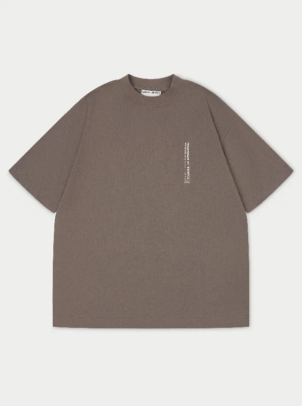 SUMMER TOUR T-SHIRT - COFFEE