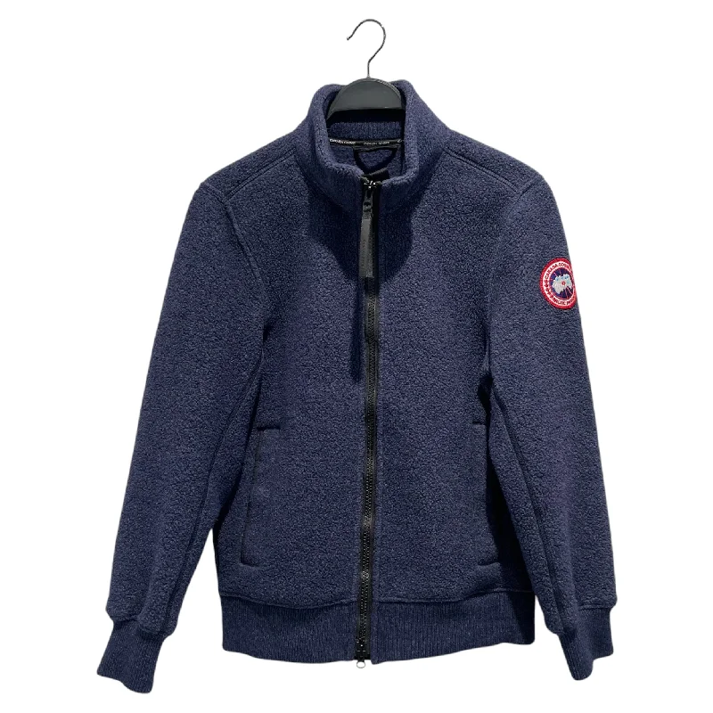 CANADA GOOSE/Fleece Jkt/S/Wool/BLU/