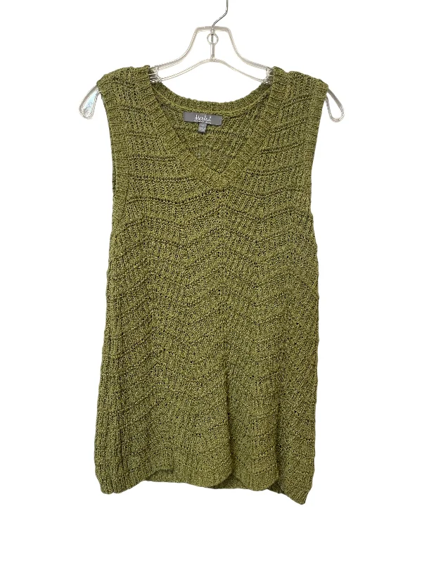 Vest Sweater By Marled In Green, Size: M