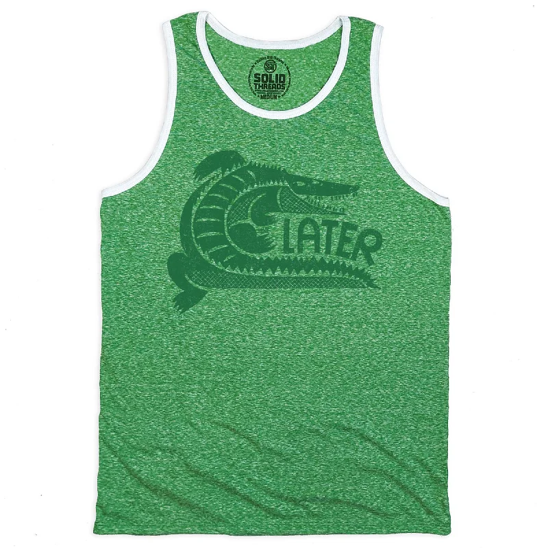 Later Gator Ringer Tank Top