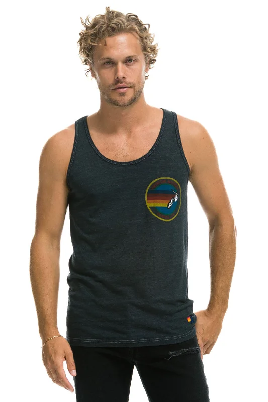 MEN'S AVIATOR NATION TANK - CHARCOAL