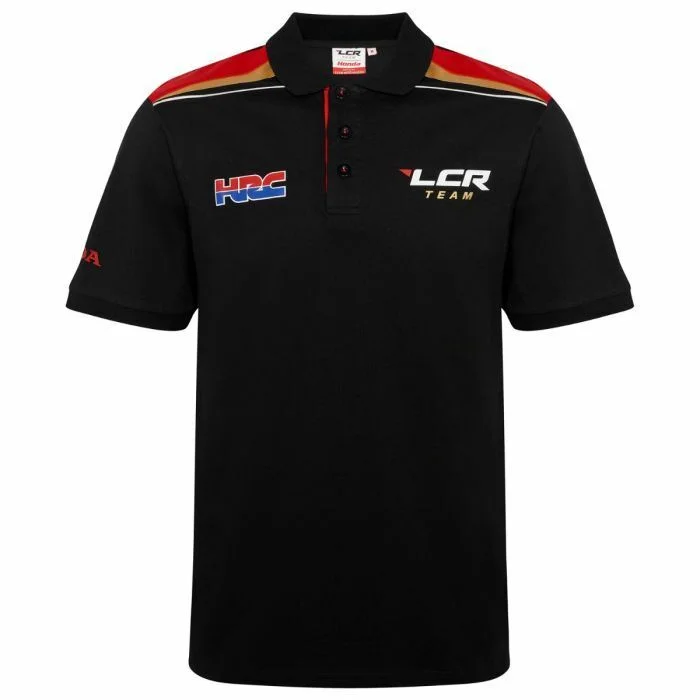 Official LCR Honda Team Black Polo Shirt - 19LCR-Ap-Black