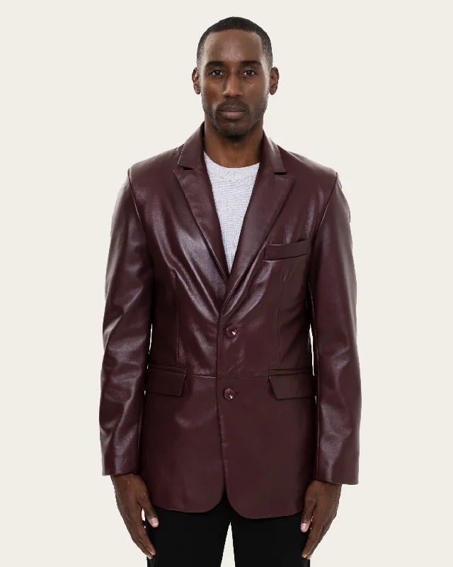 Angelo Leather Blazer