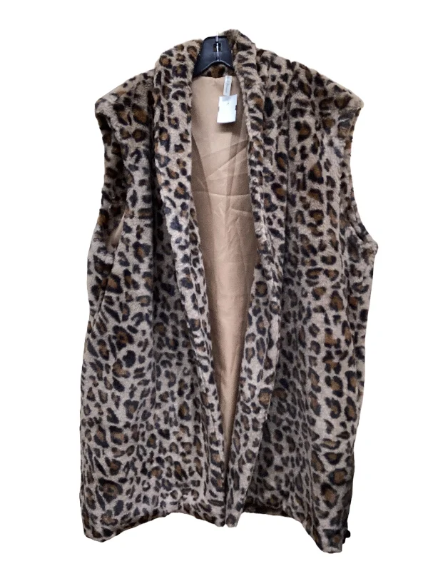 Vest Other By Clothes Mentor In Animal Print