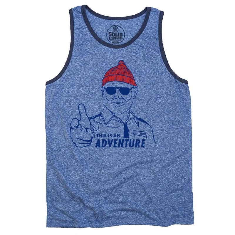 Zissou This is an Adventure Ringer Tank Top