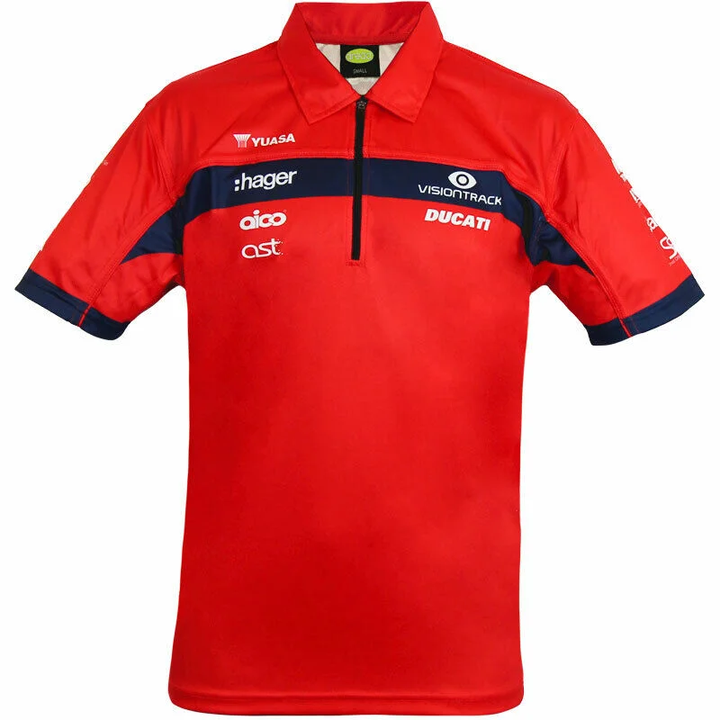 Official PBM Visiontrack Ducati Team Polo Shirt .- Z21Bsvtdtps