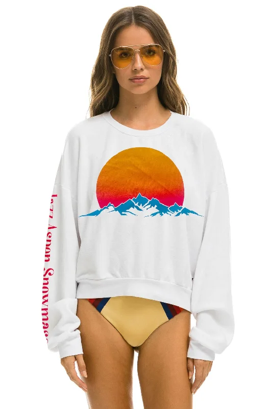 JAZZ ASPEN SNOWMASS 2023 RELAXED SWEATSHIRT - WHITE