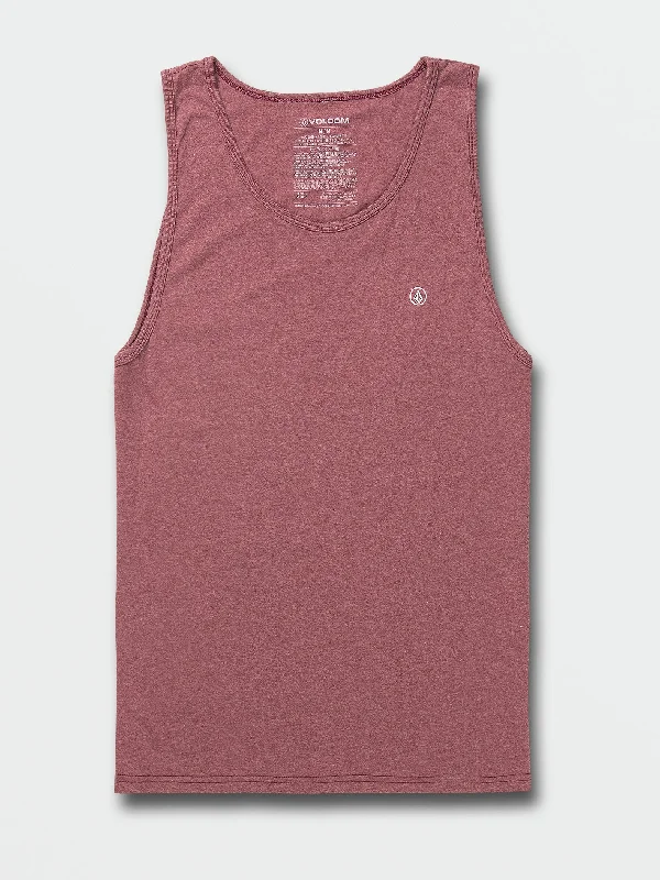 Solid Heather Tank - Port Heather