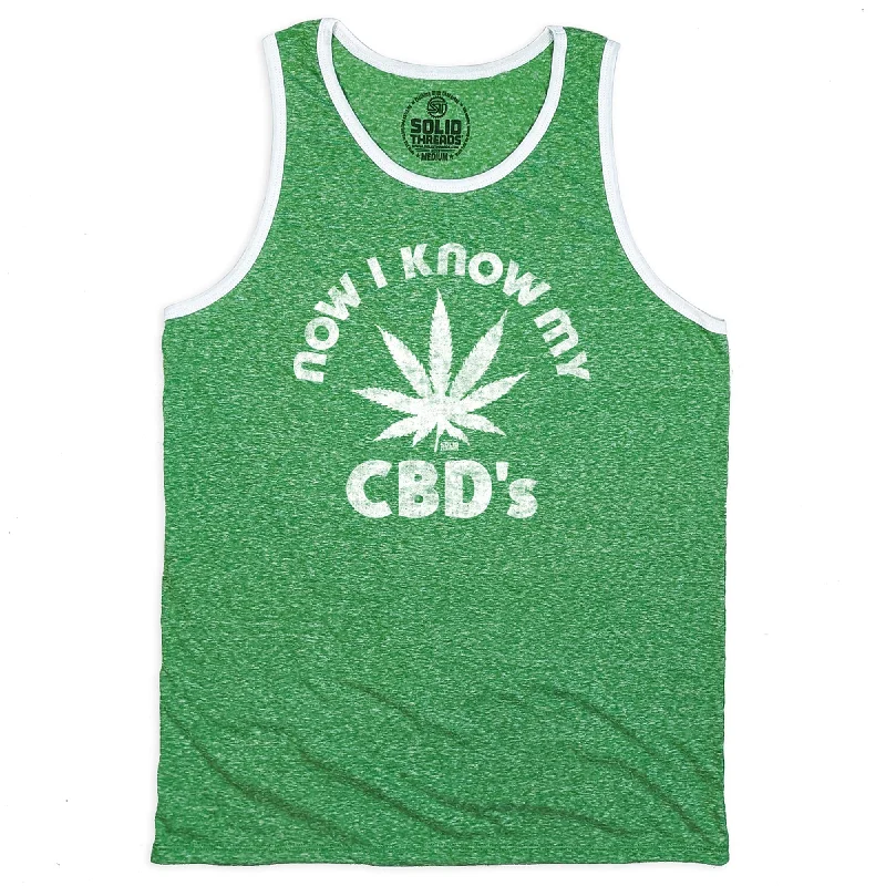 Now I Know My CBD's Ringer Tank Top