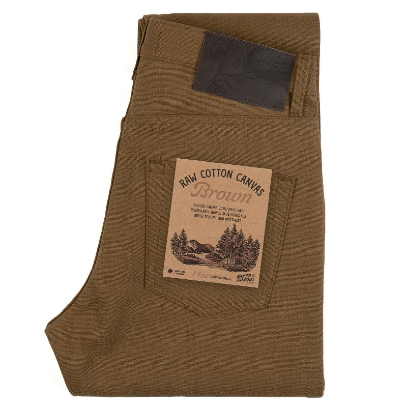 Easy Guy - Raw Cotton Canvas - Brown