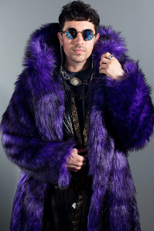 Men's Playa Coat in "Purple Wolf"