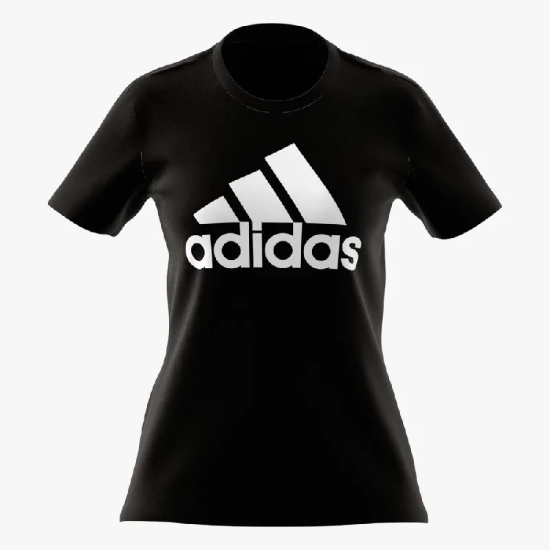 Adidas Womens Logo Short Sleeve Tee Black