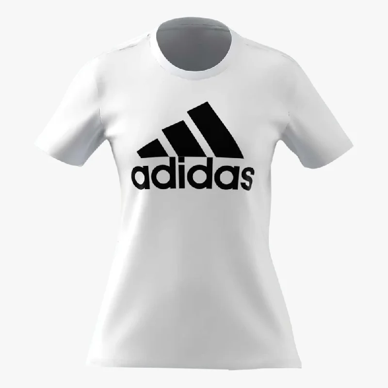 Adidas Womens Logo Short Sleeve Tee White