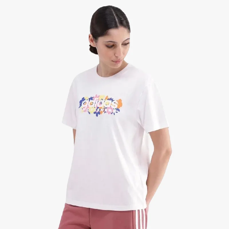 Adidas Womens Soft Short Sleeve Tee White