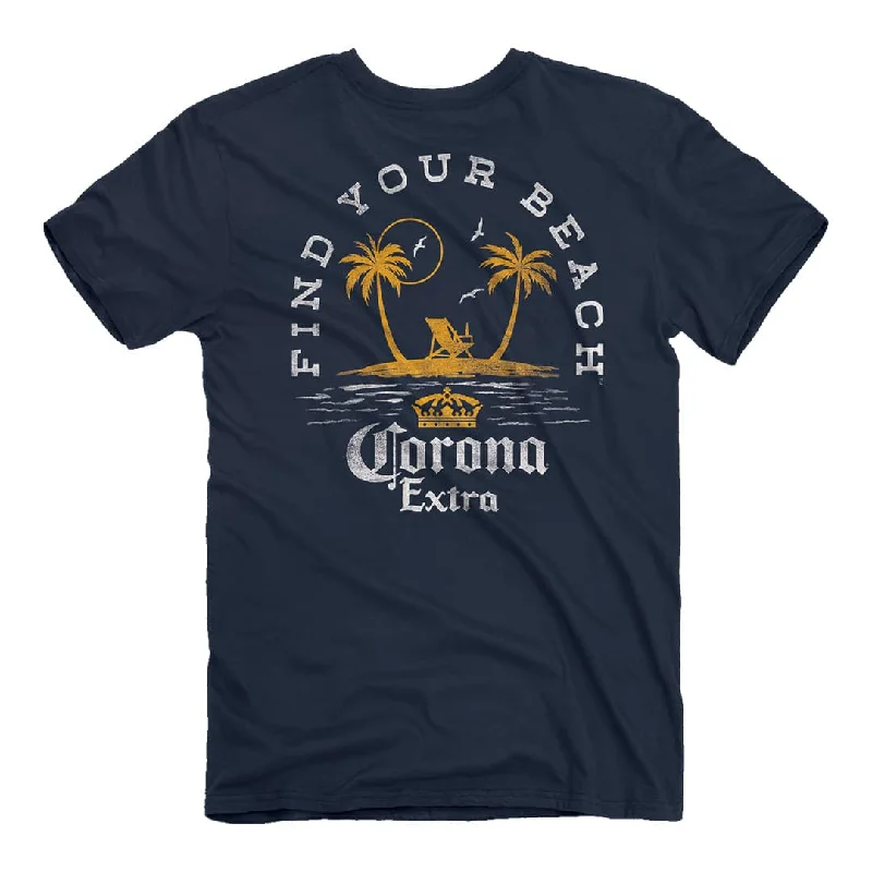 Corona - Vintage Palm Tree Island T-Shirt