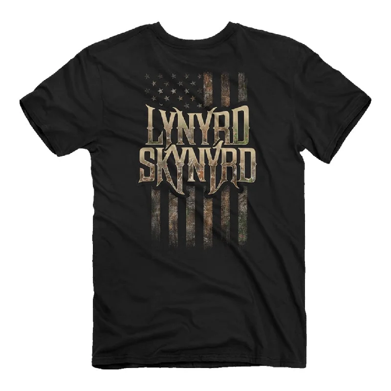 Lynyrd Skynyrd - Camo Flag T-Shirt